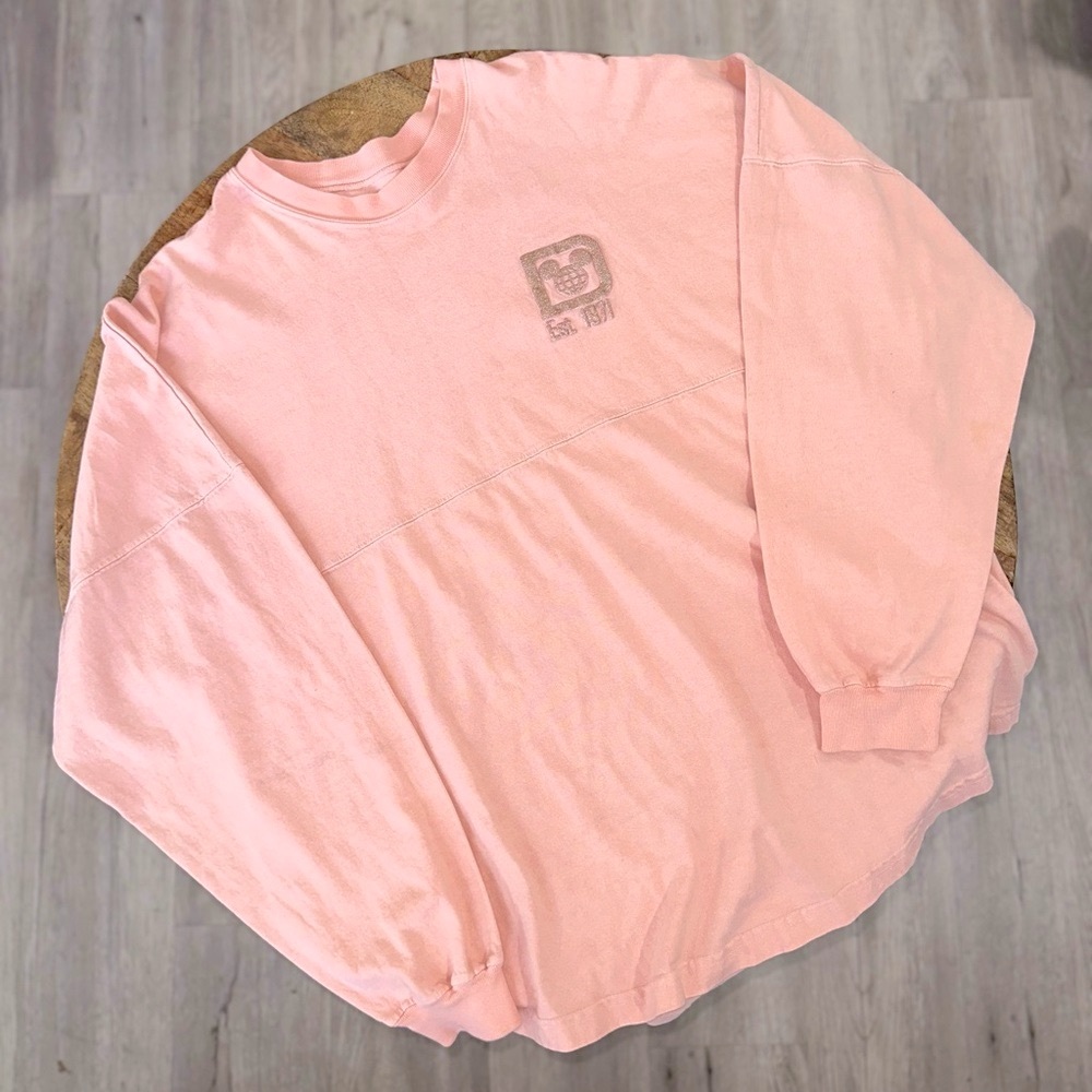 Walt Disney World Parks Large Peach/Pink Spirit Jersey